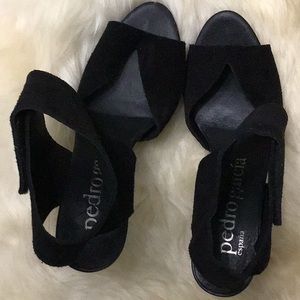 Pedro Garcia suade heels